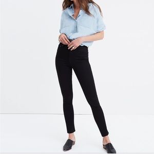 Madewell NWOT 10” High-Rise Skinny in Carbondale. Black Sz. 28